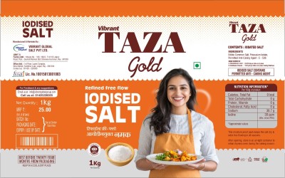 Vibrant Taza Gold Device mark 6798733 Trademark