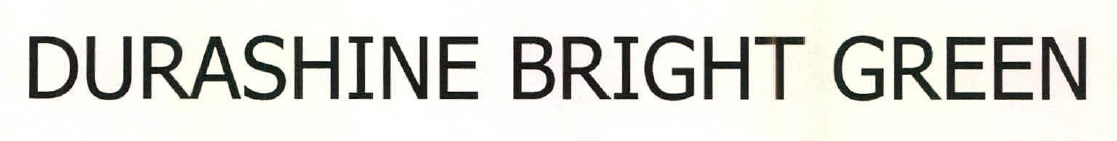 Durashine Bright Green Device mark 2741276 Trademark