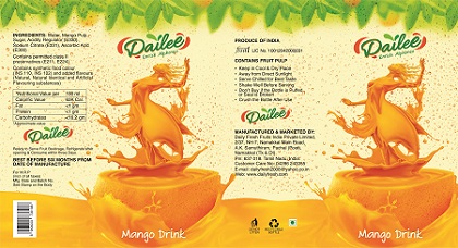 Dailee Mango Drink Device mark 6801141 Trademark