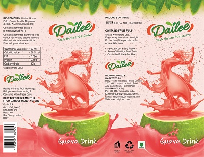 Dailee Guava Device mark 6801160 Trademark