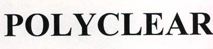 Polyclear Device mark 2029550 Trademark