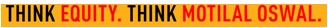 Think Equity. Think Motilal Oswal Device mark 6807122 Trademark