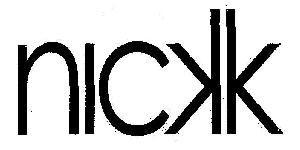 Nickk (label) Device mark 2105829 Trademark