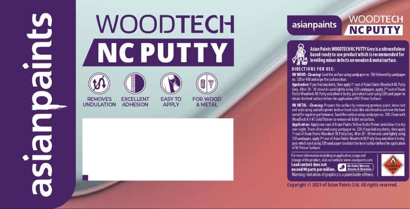 Woodtech Nc Putty Device mark 6814804 Trademark