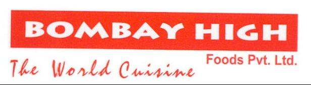 Bombay High Foods Pvt. Ltd. The World Cuisine Device mark 2103188 Trademark