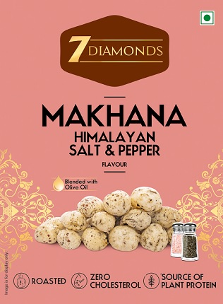 7 Diamonds Makhana Himalayan Salt And Pepper Flavour Device mark 6822258 Trademark