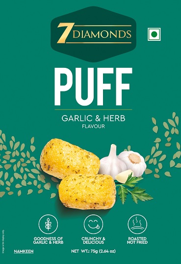 7 Diamonds Puff Garlic And Herb Flavour Device mark 6822267 Trademark