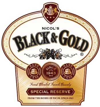 Nicol's Black & Gold Device mark 6828433 Trademark