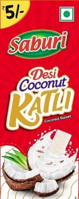 Saburi Desi Coconut Katli Device mark 6829337 Trademark