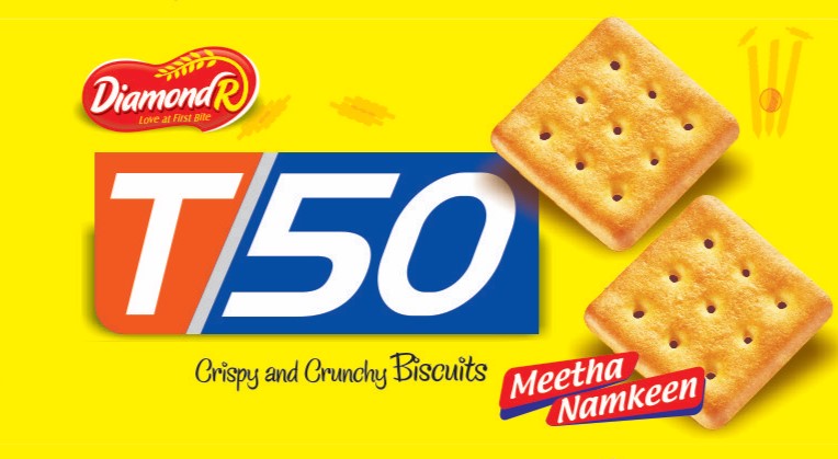Diamondr T50 Crispy And Crunchy Biscuits Device mark 6830904 Trademark