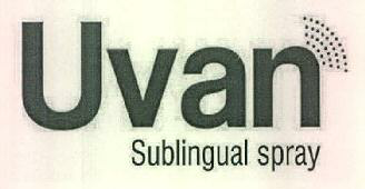 Uvan Sublingual Spray Device mark 2990415 Trademark