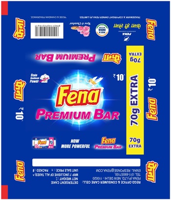Fena Premium Bar (label) Device mark 6834139 Trademark