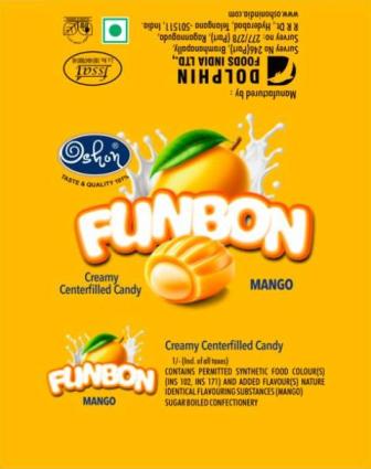 Oshon Funbon Mango Device mark 6849329 Trademark