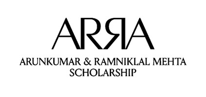 Arra Arunkumar & Ramniklal Mehta Scholarship’ Label In Black And White Device mark 6851196 Trademark