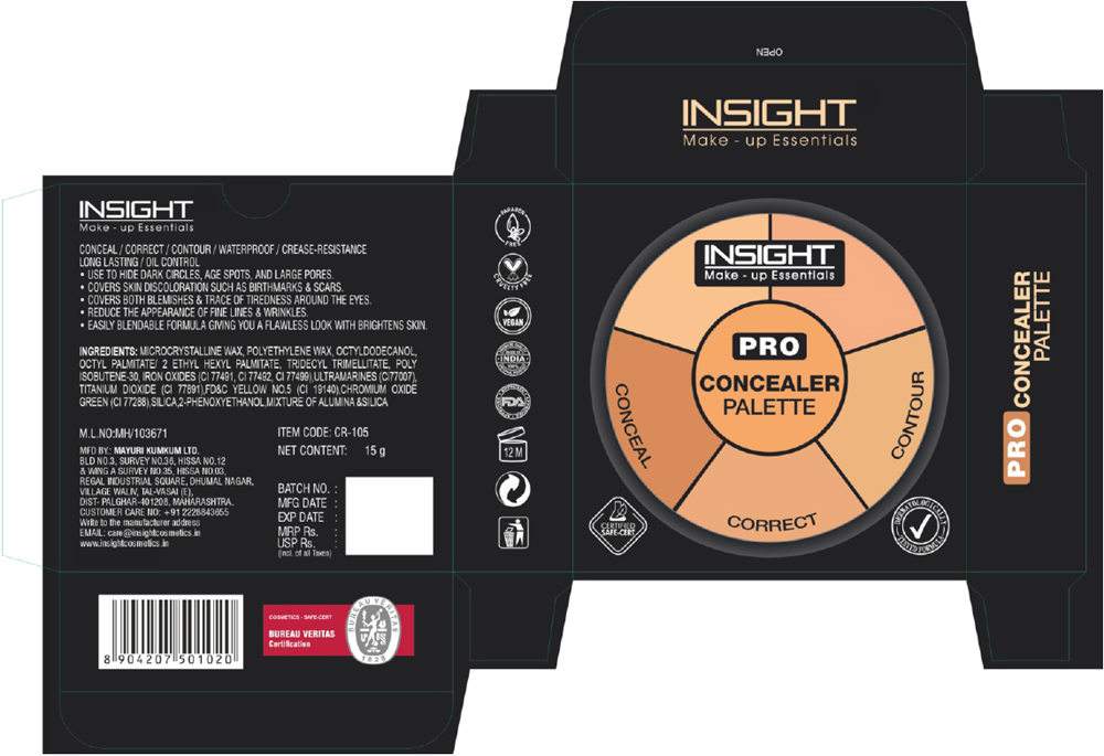 Insight Make-up Essentials Pro Concealer Pallete Device mark 6850845 Trademark