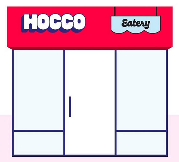 Hocco Eatery Device mark 6857764 Trademark