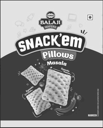 Snack'em Pillows Masala (product Packaging) Device mark 6861099 Trademark
