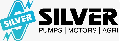 Silver Written With Logo Of Silver In Artistic Design And Words Pumps Motors And Agri Device mark 6862720 Trademark