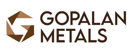 Gopalan Metals (label) Device mark 6862249 Trademark