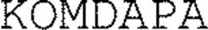 Komdapa Device mark 6863084 Trademark