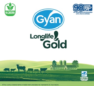 Gyan Longlife Gold Device mark 6870656 Trademark