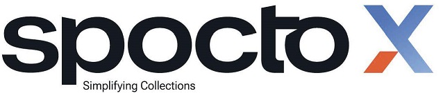 Spocto X With Tag Line "simplifying Collections" Device mark 6873590 Trademark