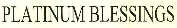 Platinum Blessings Device mark 2794632 Trademark