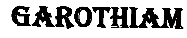 Garothiam (label) Device mark 2158094 Trademark