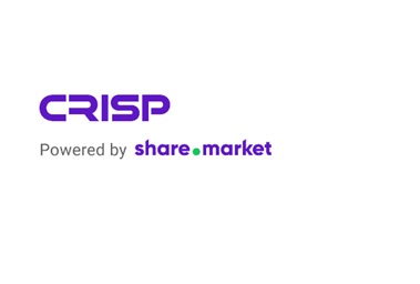Crisp Powered By Share.market Device Device mark 6880824 Trademark