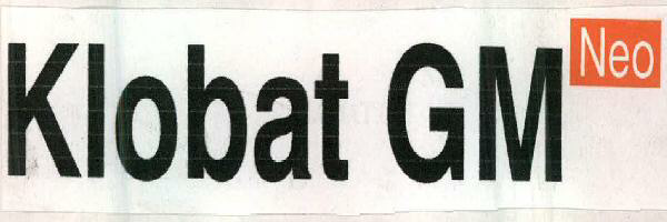 Klobat Gm Neo Device mark 2342567 Trademark