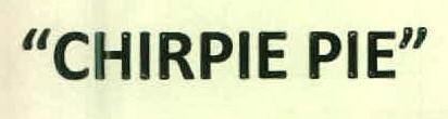 "chirpie Pie" Device mark 2577145 Trademark