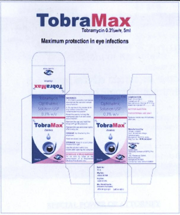 Tobramax Device mark 2269607 Trademark