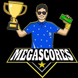 Megascores (logo) Device mark 6892139 Trademark