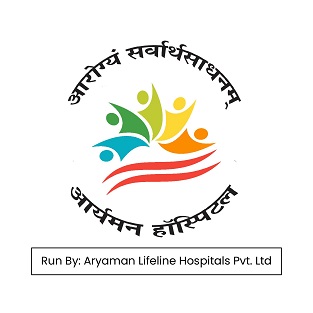 Aryaman Hospital (with Logo & Slogan) Device mark 6893062 Trademark