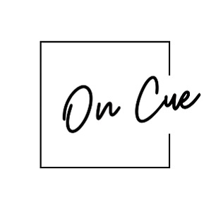 On Cue (with Device) Device mark 6894374 Trademark