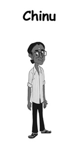 Chinu (with Device) Device mark 6897358 Trademark