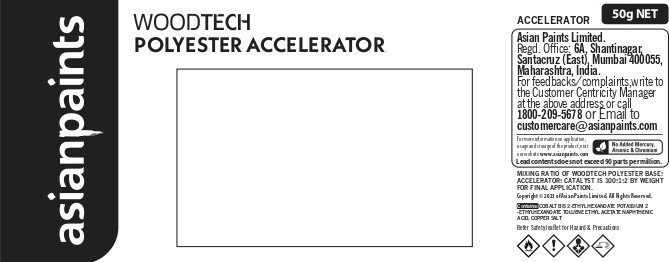 Woodtech Polyester Accelerator Device mark 6895696 Trademark