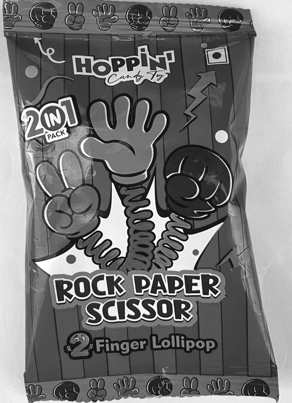 Hoppin' Candy Toy Rock Paper Scissor Device mark 6898860 Trademark