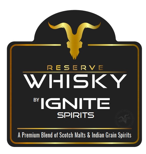 Reserve Whisky By Ignite Spirits (label) Device mark 6906454 Trademark