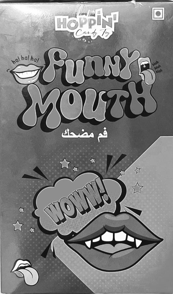 Hoppin' Candytoy Funny Mouth Device mark 6914358 Trademark