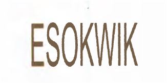 "esokwik" Device mark 6915566 Trademark