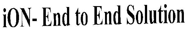 Ion- End To End Solution Device mark 2591132 Trademark