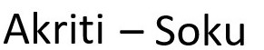 Akriti- Soku Device mark 6921424 Trademark