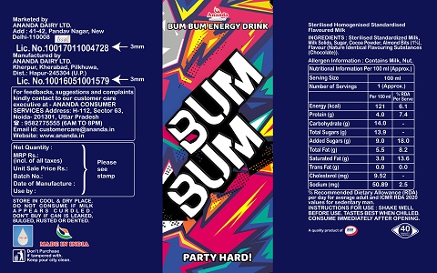 Ananda Bum Bum Device mark 6934827 Trademark