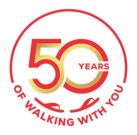 50 Years Of Walking With You Device mark 6946729 Trademark