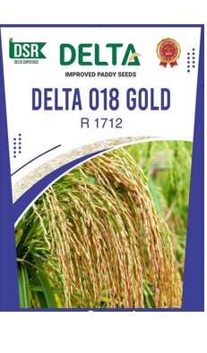 Delta 018 Gold R 1712 Device mark 6946360 Trademark