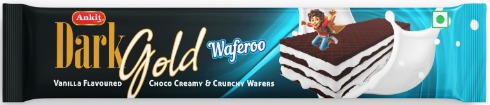 Ankit Dark Gold Waferoo (label) Device mark 6948577 Trademark