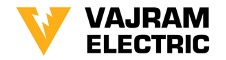 Vajram Electric Logo Device mark 6950791 Trademark