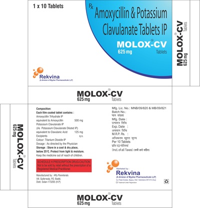 Molox (label) Device mark 6953438 Trademark