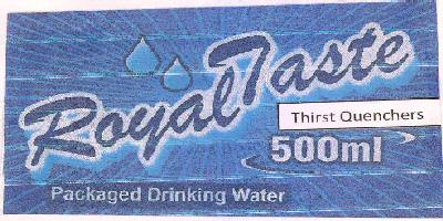 Royaltaste Packaged Drinking Water Device mark 2271248 Trademark